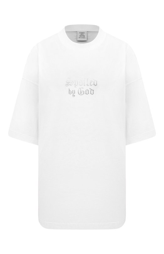 

Хлопковая футболка VETEMENTS, Белый