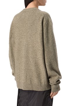 Мужского кардиган из шерсти и хлопка MAISON MARGIELA светло-зеленого цвета, арт. S50HP0019/M13108 | Фото 4 (Материал внешний: Хлопок, Шерсть; Нос: Не проставлено; Женское Кросс-КТ: Кардиган-одежда; Стили: Милитари, Кэжуэл; Мужское Кросс-КТ: Кардиган-одежда; Региональные ограничения белый список (Axapta Mercury): Не проставлено)