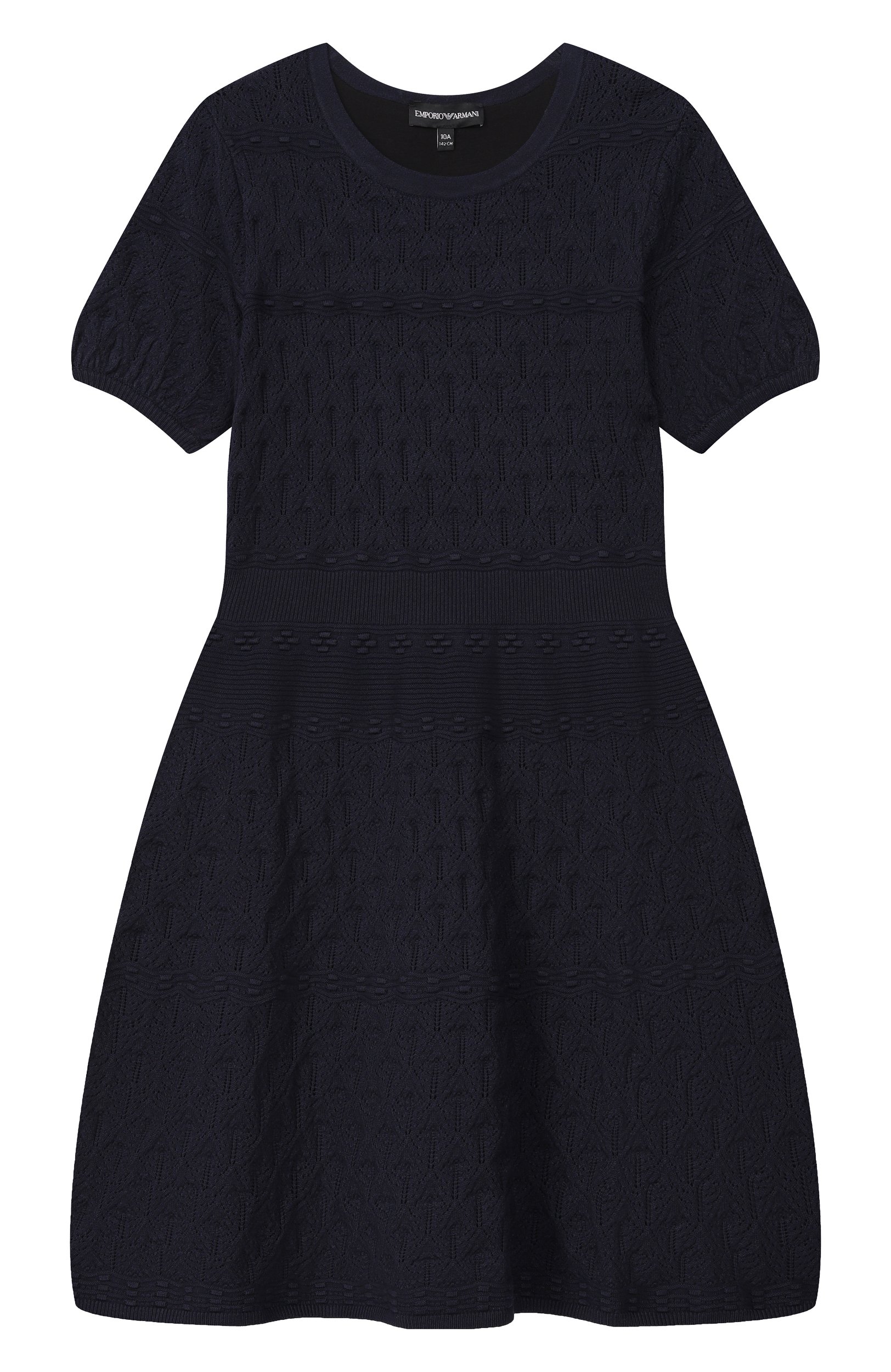Платье EMPORIO ARMANI темно-синего цвета по цене 29350 руб., арт. EG000999/AF27579, фото 1 Платье EMPORIO ARMANI, арт. EG000999/AF27579, фото 1