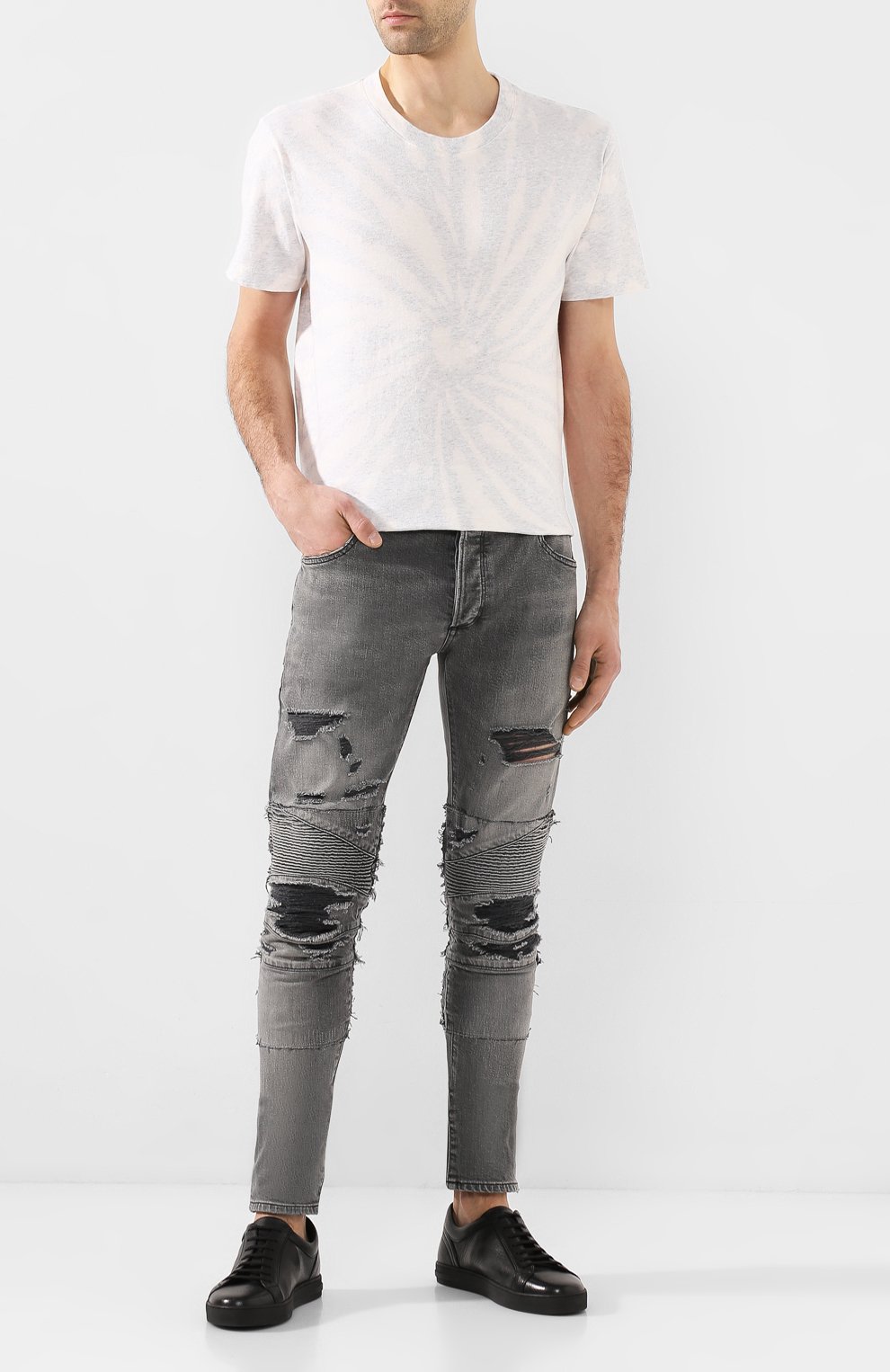 Хлопковая футболка RTA, арт. MH9457-25GYTD, фото 2