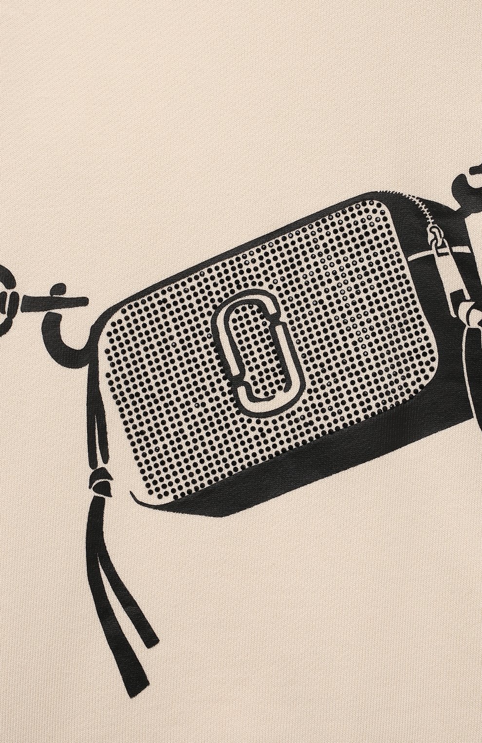 Хлопковое худи MARC JACOBS (THE) кремового цвета по цене 12800 руб., арт. W60387, фото 3 Хлопковое худи MARC JACOBS (THE), арт. W60387, фото 3