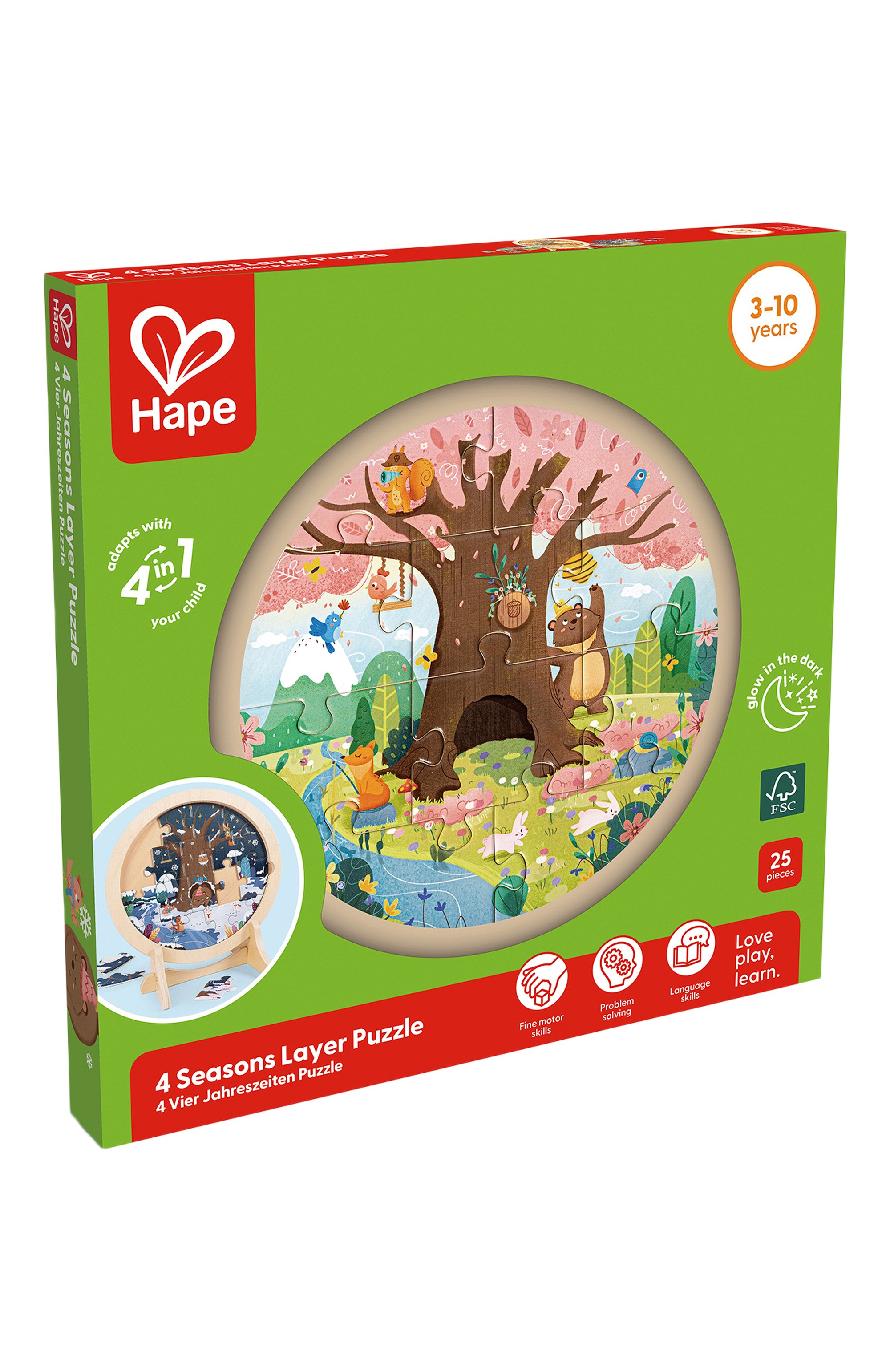 Пазл времена года HAPE, арт. E1653_HP, фото 3
