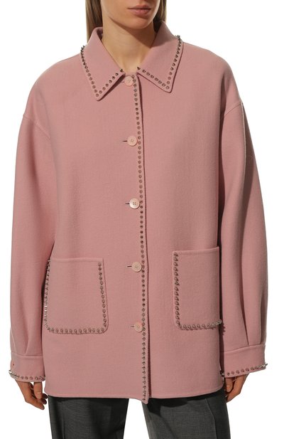 Шерстяная куртка MIU MIU, арт. ML815-1Z75-F0028, фото 3