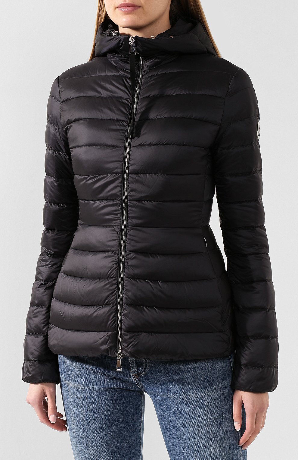 Пуховая куртка amethyste MONCLER черного цвета по цене 89950 руб., арт. F1-093-1A106-00-C0355, фото 3 Пуховая куртка amethyste MONCLER, арт. F1-093-1A106-00-C0355, фото 3