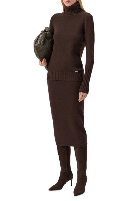 Женская кашемировая юбка KITON, арт. D5474820057