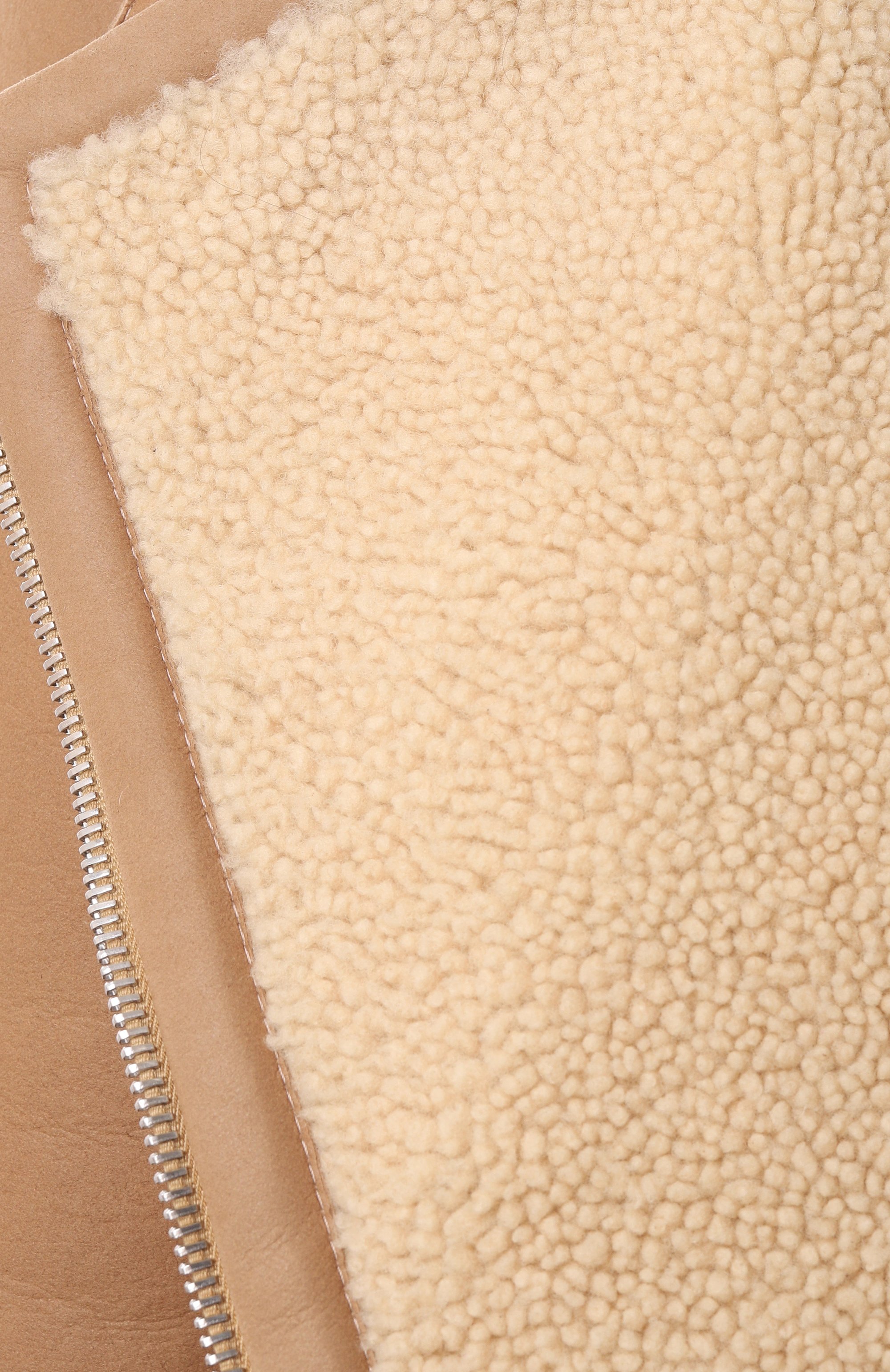 Дубленка из овчины MASLOV бежевого цвета по цене 215010 руб., арт. WS250, фото 7 Дубленка из овчины MASLOV, арт. WS250, фото 7