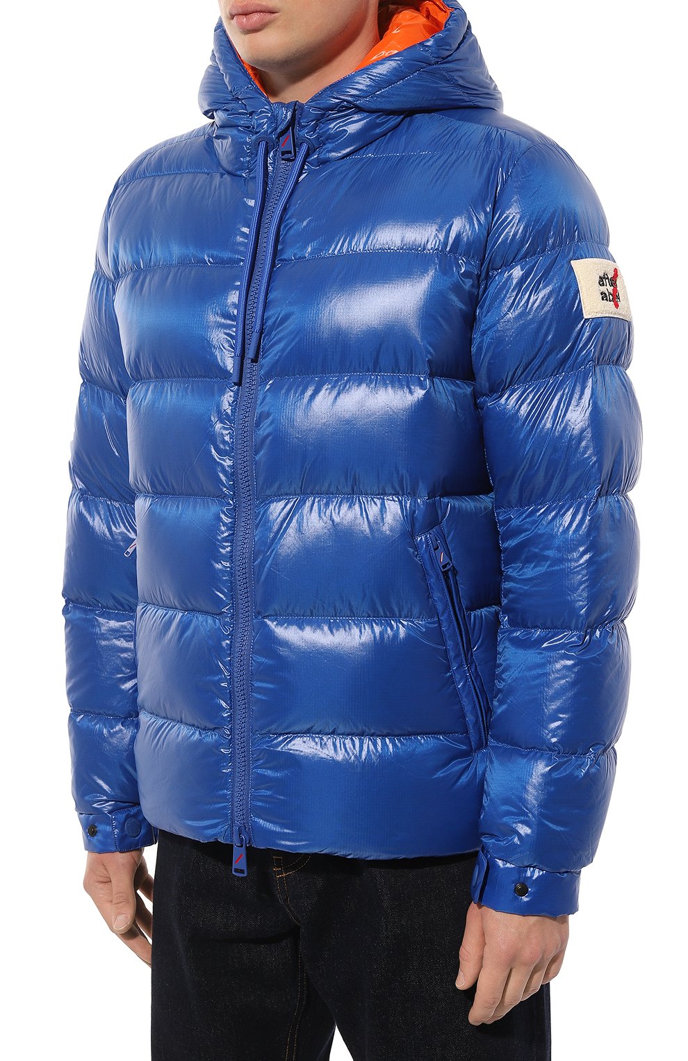 Пуховик AFTER LABEL синего цвета по цене 55200 руб., арт. VERBIER/N025, фото 3 Пуховик AFTER LABEL, арт. VERBIER/N025, фото 3
