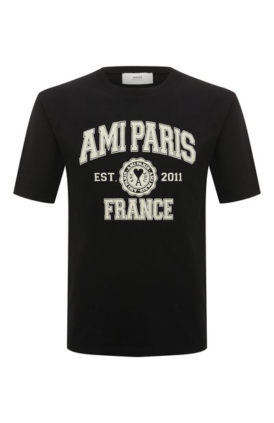 Хлопковая футболка AMI, арт. HTS010 702, фото 1