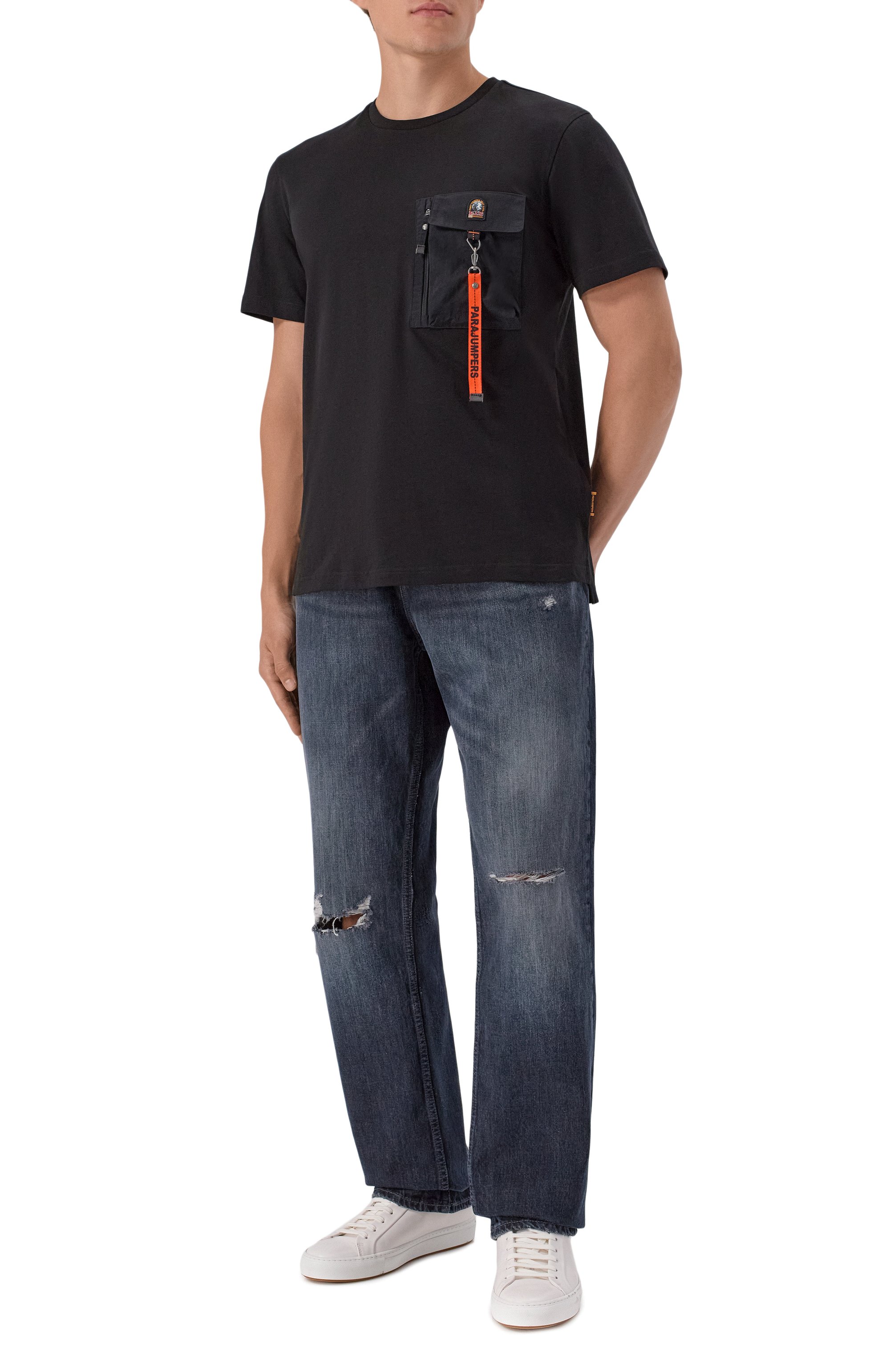 Хлопковая футболка PARAJUMPERS, арт. 25WMPMTSRE07, фото 2