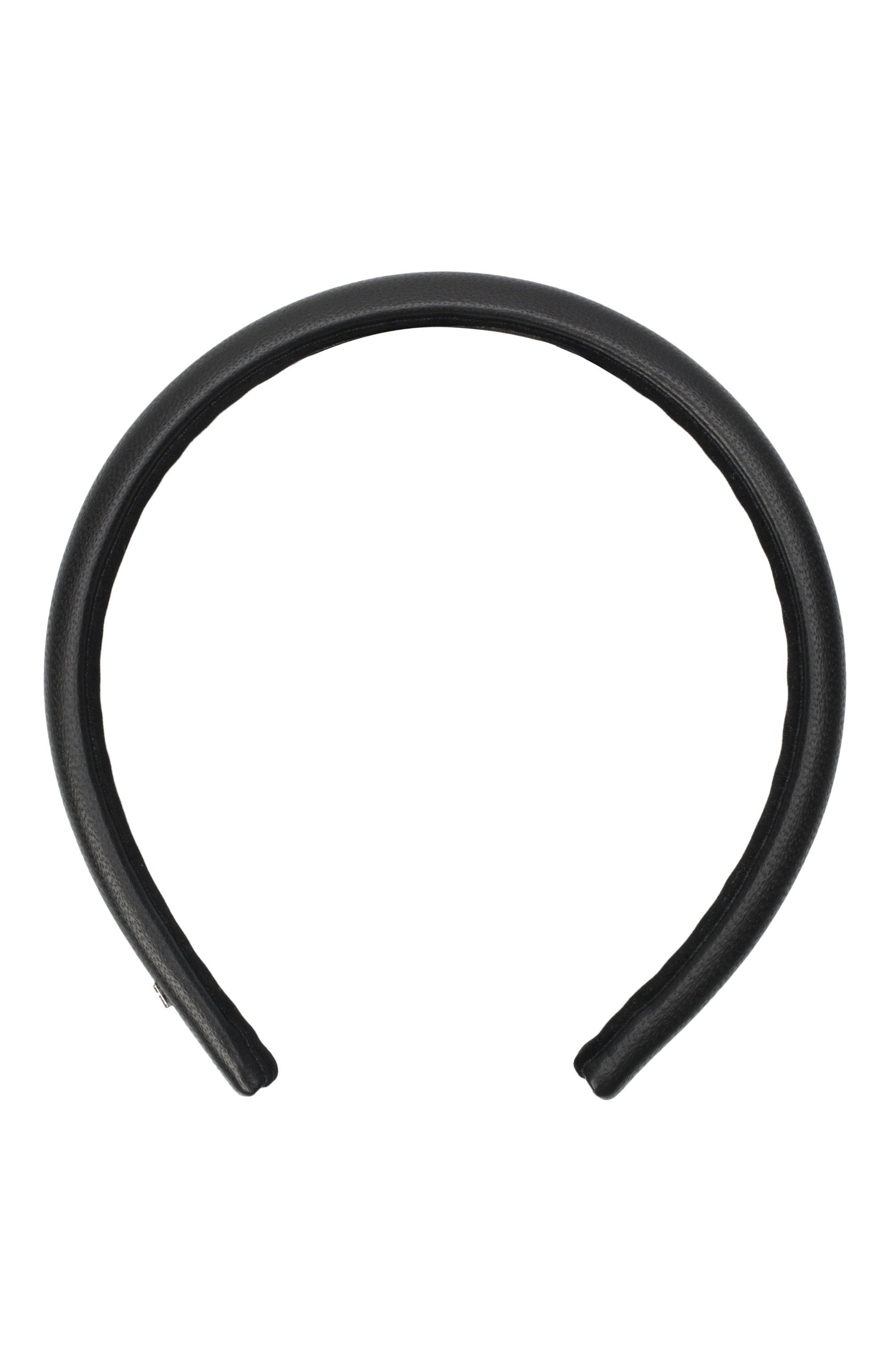 Ободок для волос ALEXANDRE DE PARIS черного цвета по цене 19380 руб., арт. THB10A-1C-P24 N, фото 1 Ободок для волос ALEXANDRE DE PARIS, арт. THB10A-1C-P24 N, фото 1