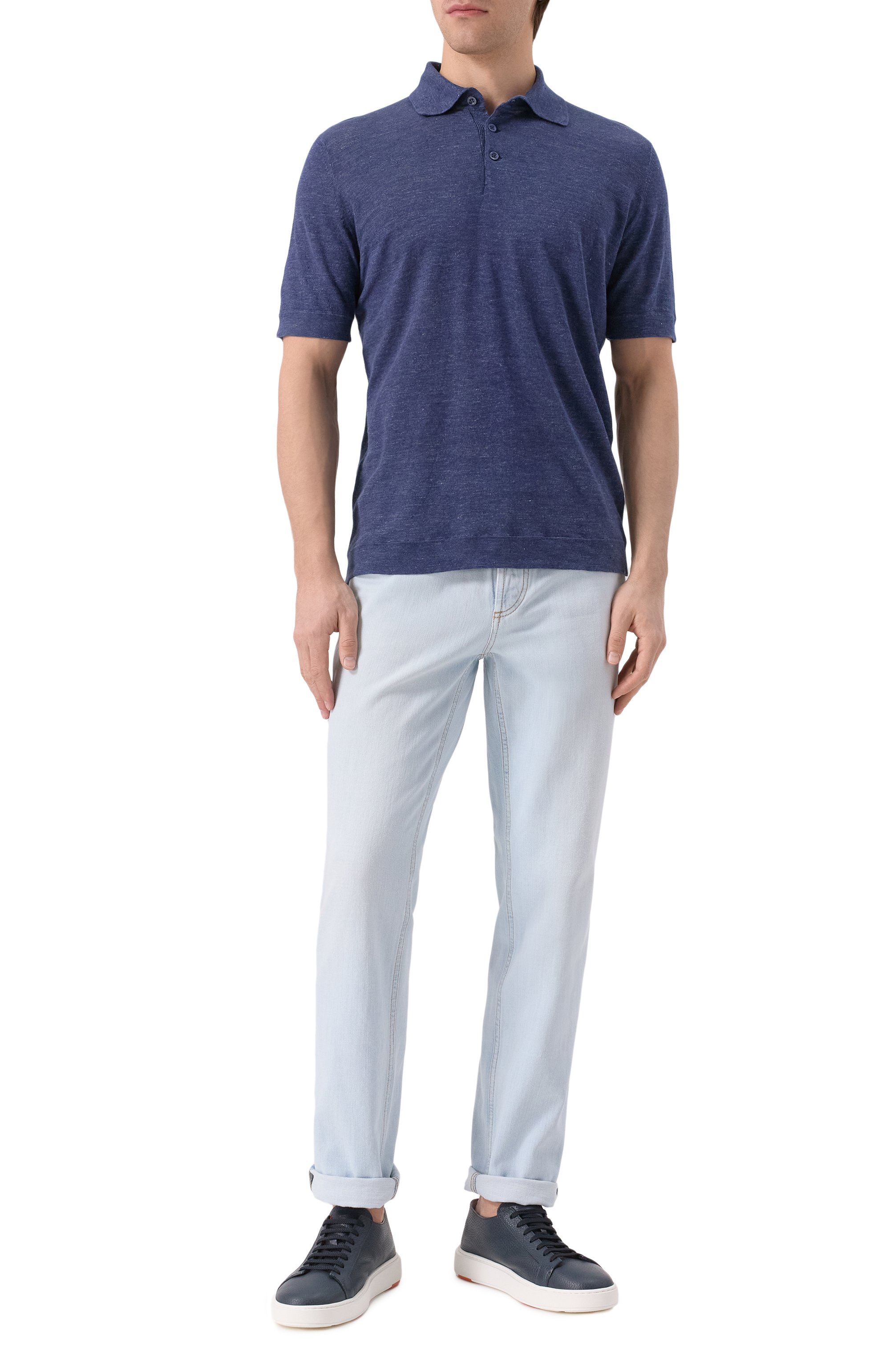 Джинсы traditional fit BRUNELLO CUCINELLI, арт. M0Z37B3210, фото 2