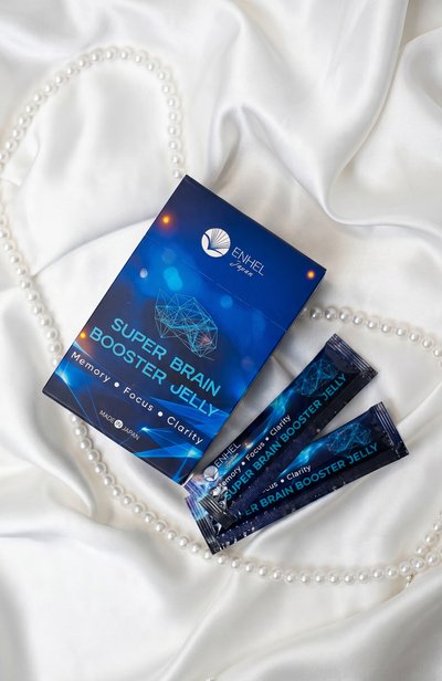 Желе для мозга со вкусом винограда super brain booster jelly (15шт.) ENHEL BEAUTY, арт. 4589449701847, фото 4