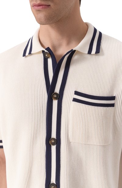 Хлопковая рубашка KITON, арт. UMM064401, фото 5