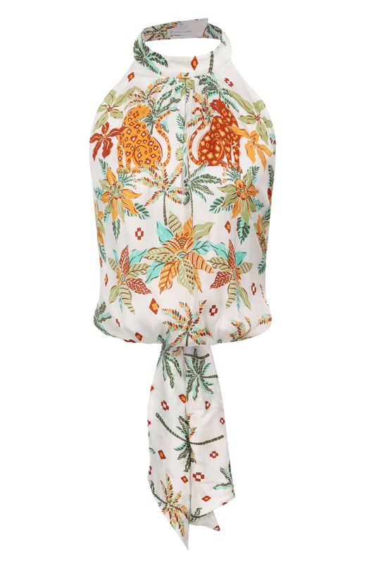 Топ из вискозы Poupette St Barth WL3S25DGEQG Белый WL3S25DGEQG