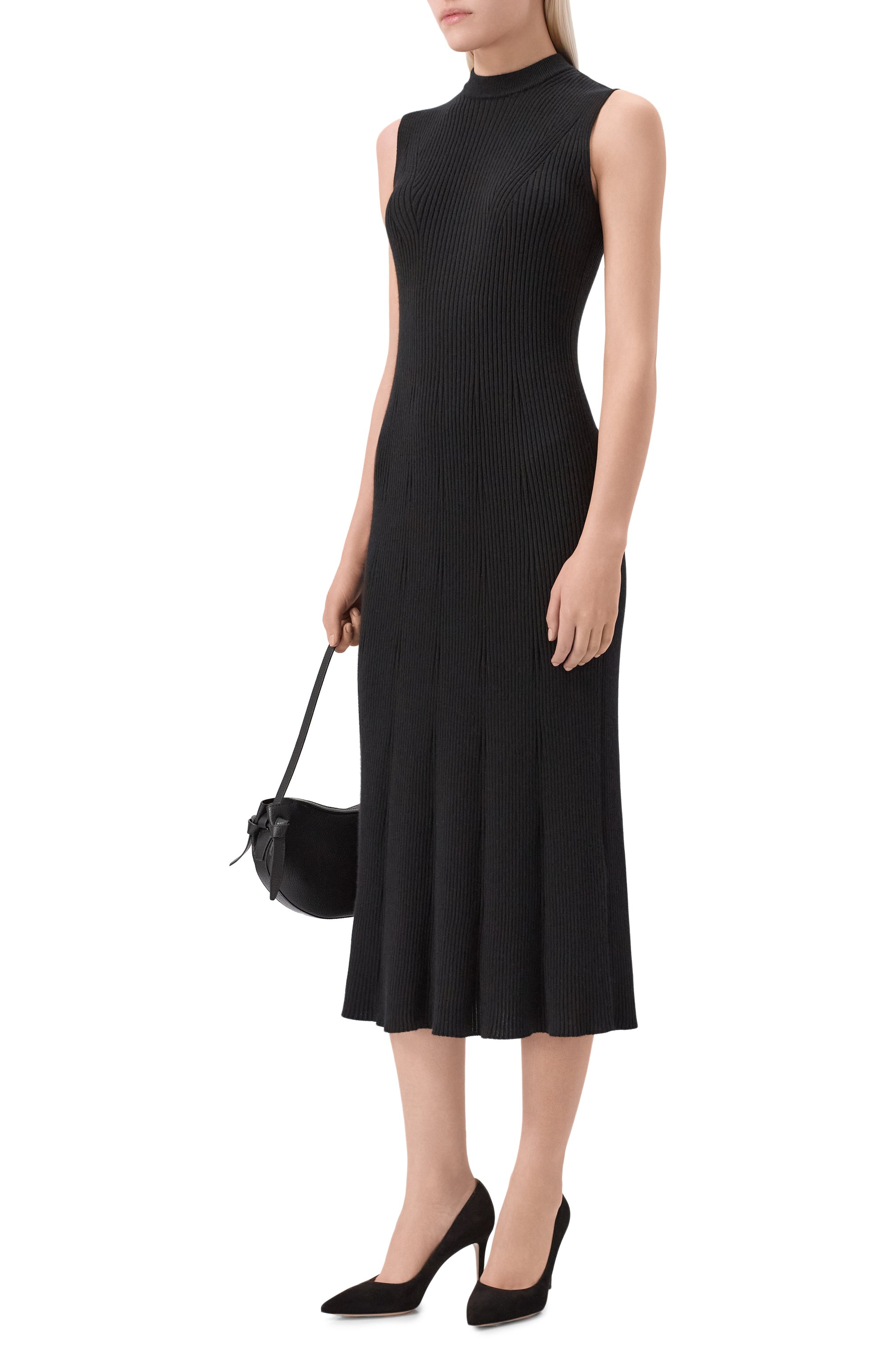 Платье из кашемира и шелка SASUPHI, арт. W25543/JA, фото 2