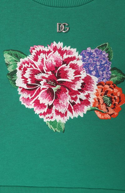 Хлопковый свитшот DOLCE & GABBANA, арт. L5JWBS/G702B/2-6, фото 3