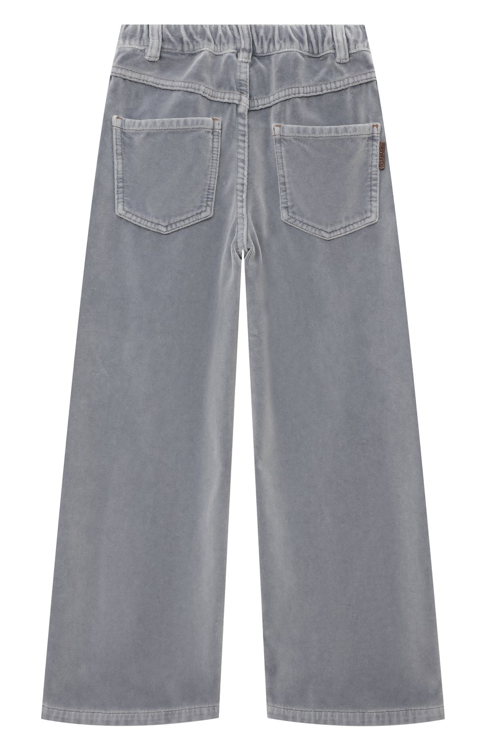 Велюровые брюки BRUNELLO CUCINELLI, арт. BB105P630B, фото 2