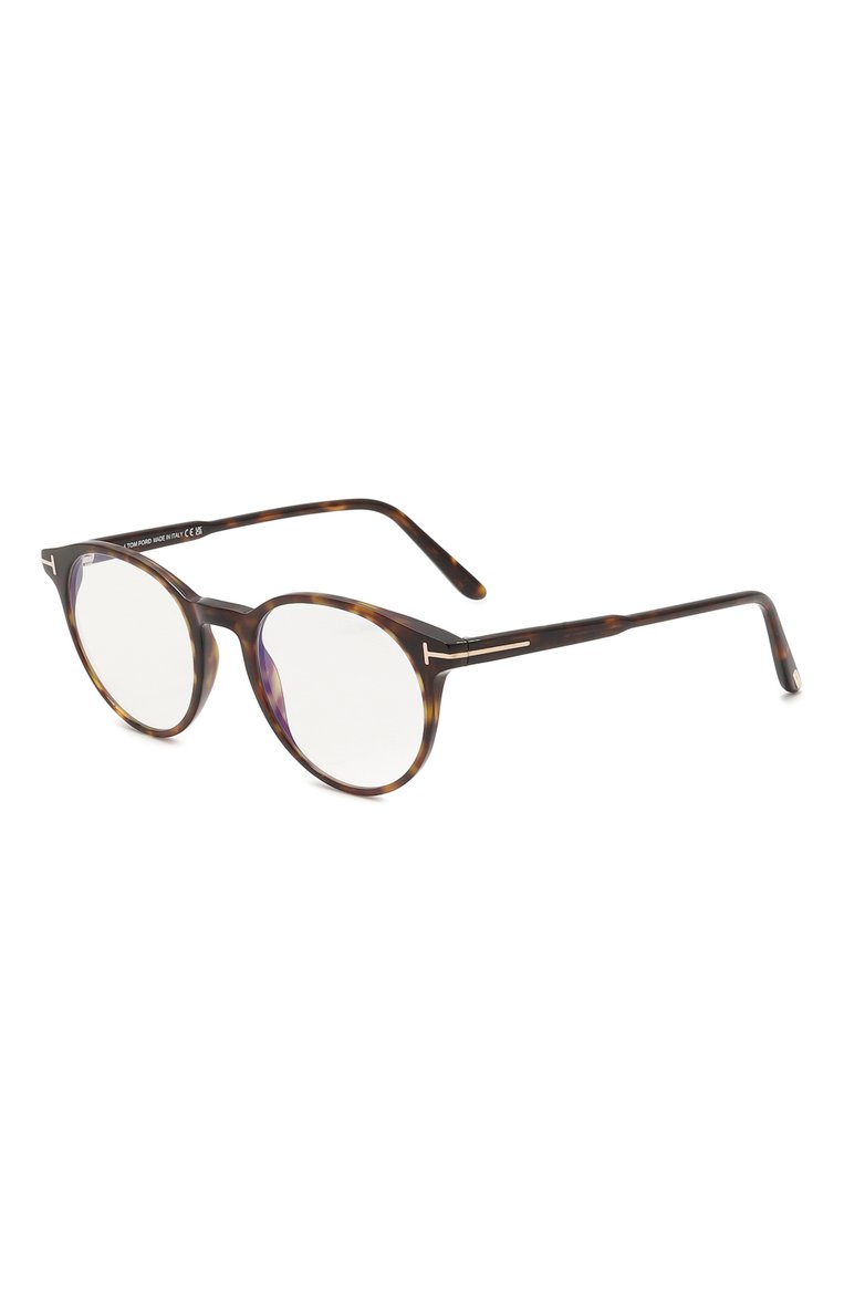 Мужские оправа TOM FORD коричневого цвета, арт. TF5695-B 052 49 | Фото 1 (Нос: Не проставлено; Региональные ограничения белый список (Axapta Mercury): Не проставлено; Кросс-КТ: Оправы-мужское; Тип очков: Оправа; Материал: Пластик; Очки форма: Круглые; Оптика Гендер: оптика-мужское)