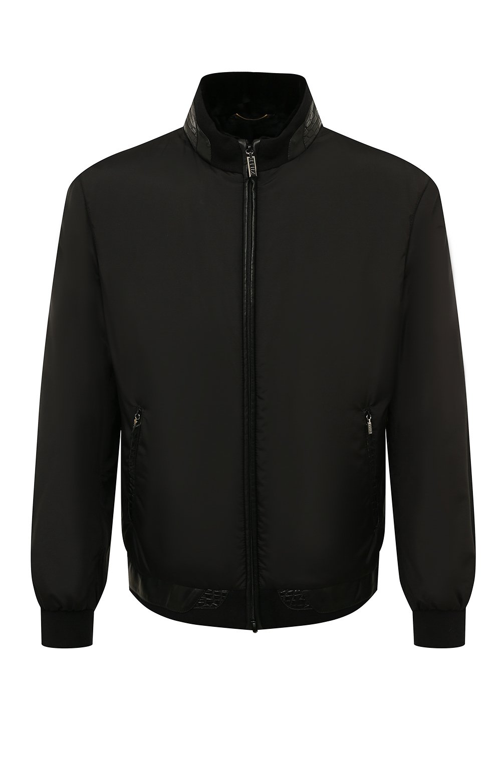 Утепленный шелковый бомбер ZILLI, арт. MAQ-B0ND0-30036/1002/AMIS, фото 1