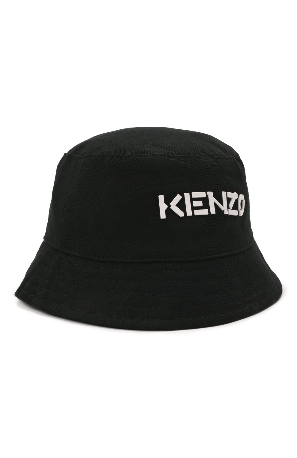 Хлопковая панама KENZO черного цвета по цене 7740 руб., арт. K51006, фото 1 Хлопковая панама KENZO, арт. K51006, фото 1