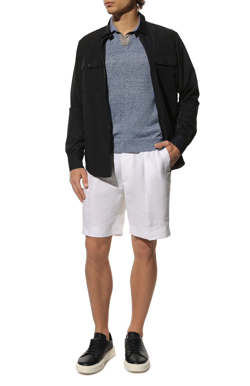 Поло изо льна и хлопка FIORONI, арт. MK24701C2, фото 2