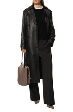 Женская сумка helene REE PROJECTS коричневого цвета, арт. AW22/HEMISC1 | Фото 7 (Ремень/цепочка: На ремешке; Размер: medium; Сумки-технические: Сумки-шопперы; Материал: Натуральная кожа; Драгоценные камни: Проставлено; Материал сплава: Проставлено)