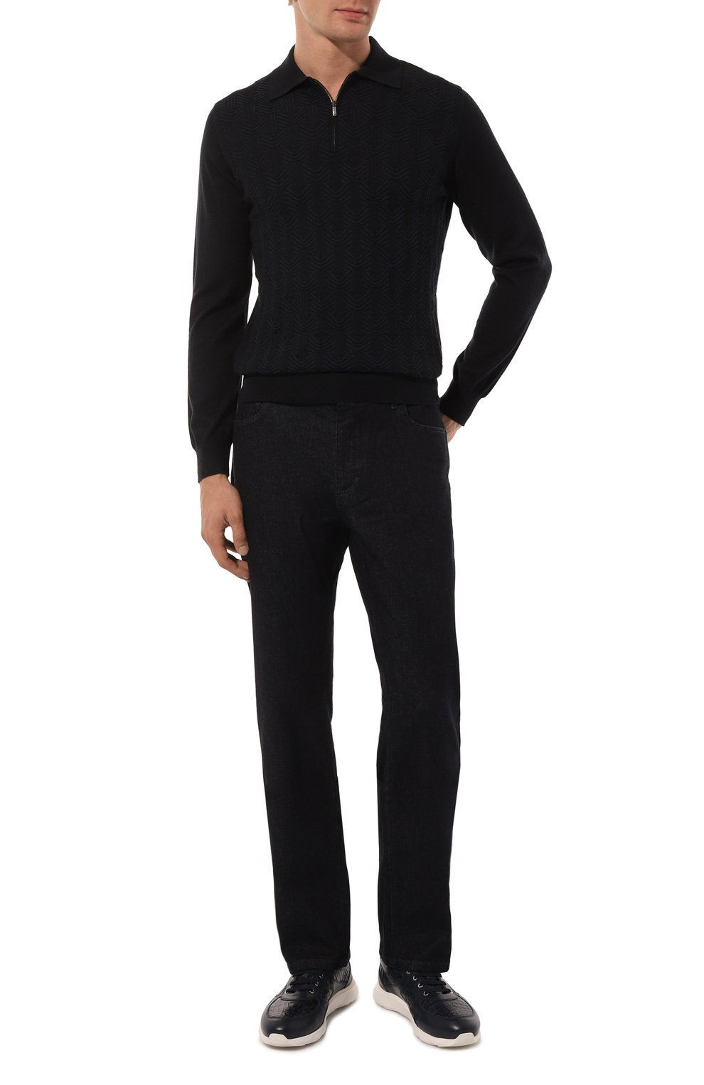 Поло из кашемира и шелка ZILLI, арт. KZP001M0330VSPK00, фото 2