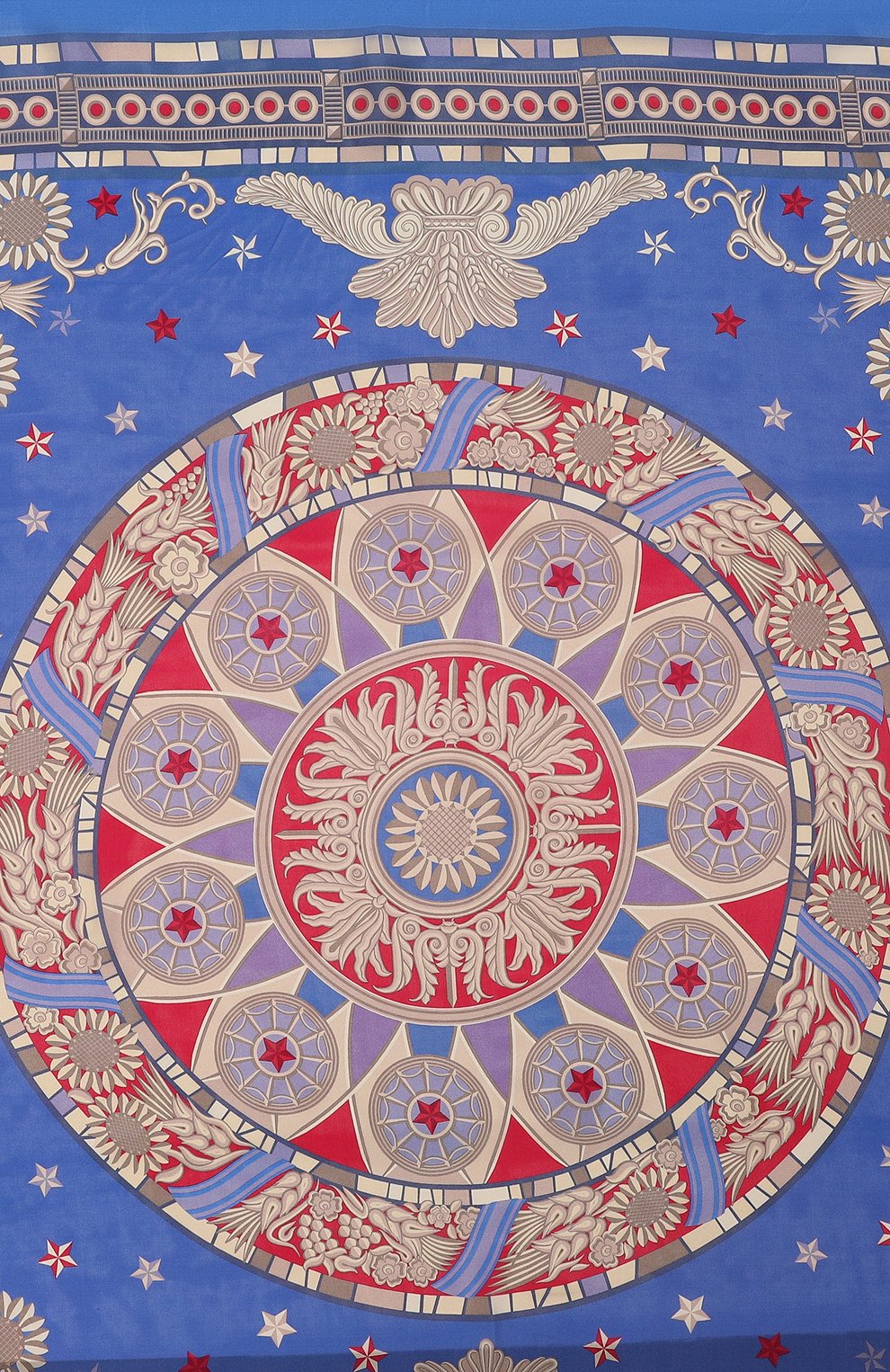 Шелковый платок ампир GOURJI синего цвета по цене 18980 руб., арт. T27AMP7RVI, фото 4 Шелковый платок ампир GOURJI, арт. T27AMP7RVI, фото 4