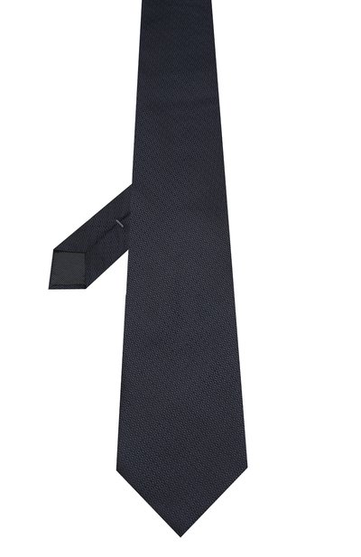 Шелковый галстук ZEGNA темно-синего цвета по цене 23700 руб., арт. Z6E00/1XW, фото 2 Шелковый галстук ZEGNA, арт. Z6E00/1XW, фото 2