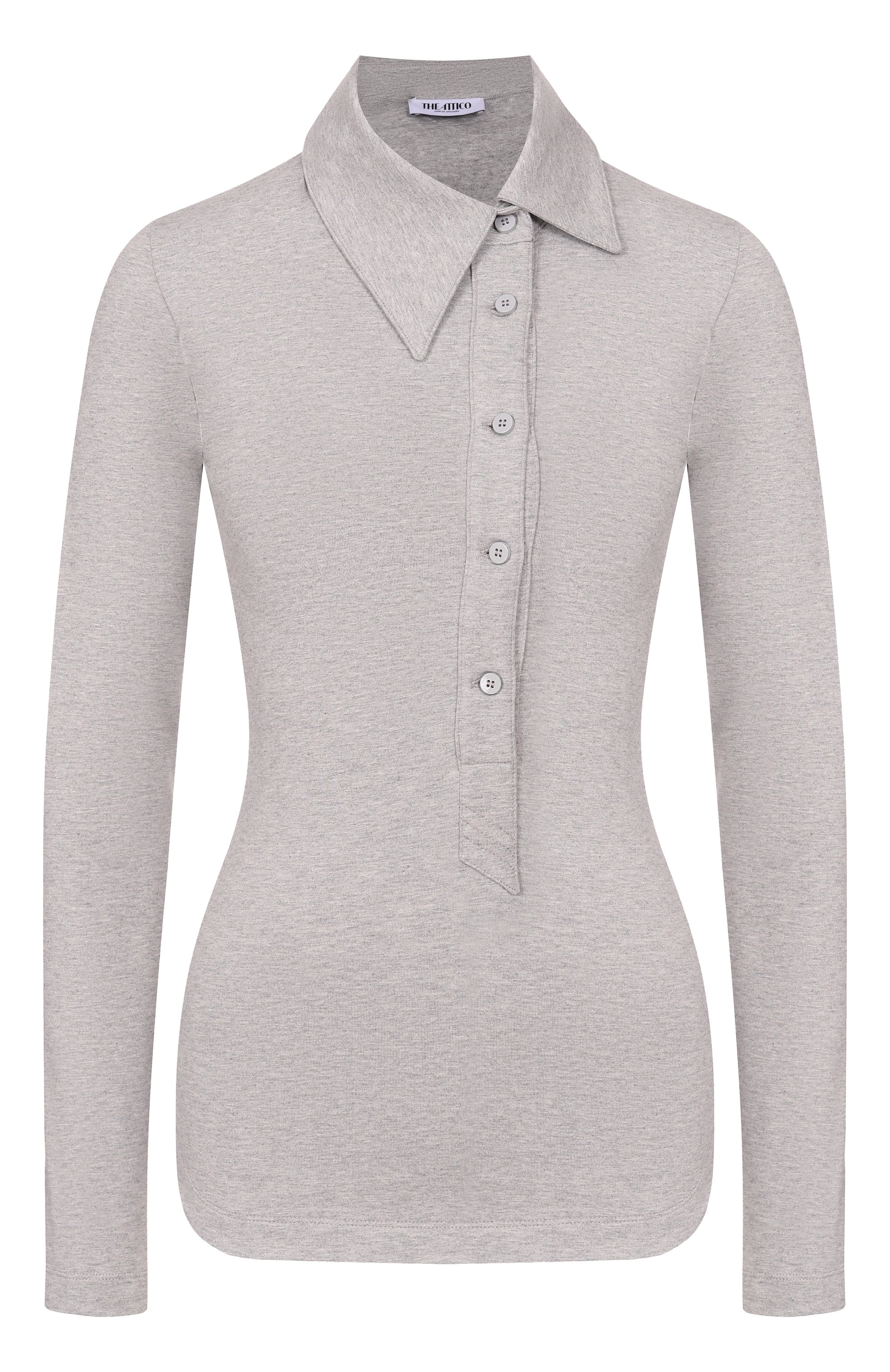 Хлопковое поло THE ATTICO, арт. 260WCI00031/JJF006AA, фото 1