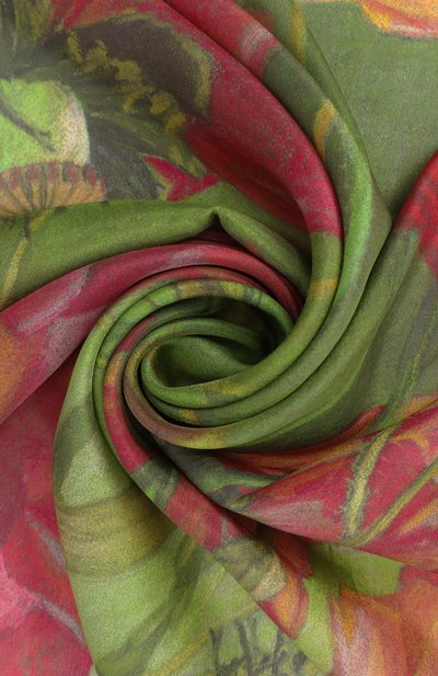 Шелковый платок маки GOURJI, арт. 91140637/9151172, фото 3