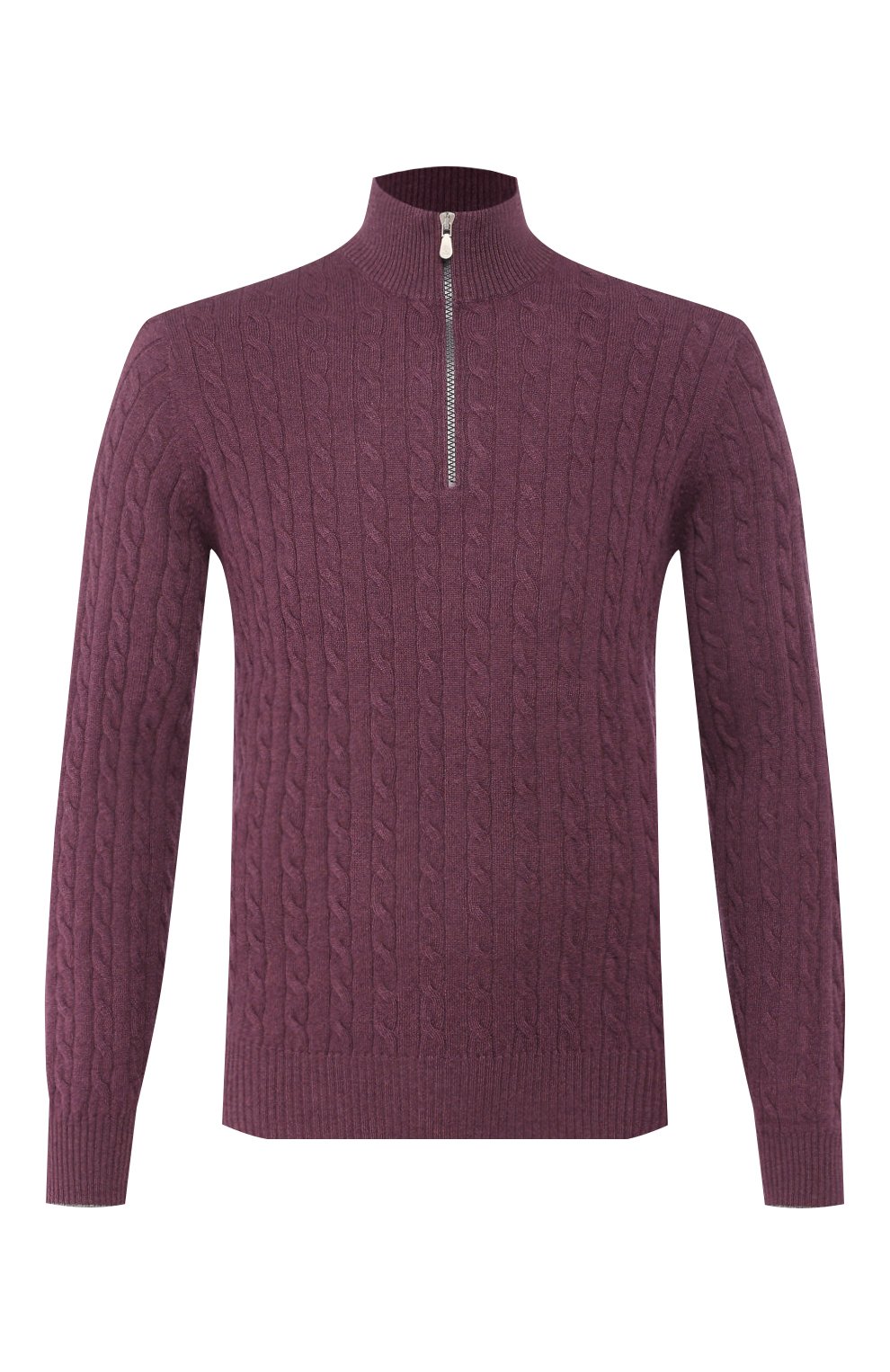Кашемировый джемпер BRUNELLO CUCINELLI фиолетового цвета по цене 135000 руб., арт. M2226454, фото 1 Кашемировый джемпер BRUNELLO CUCINELLI, арт. M2226454, фото 1