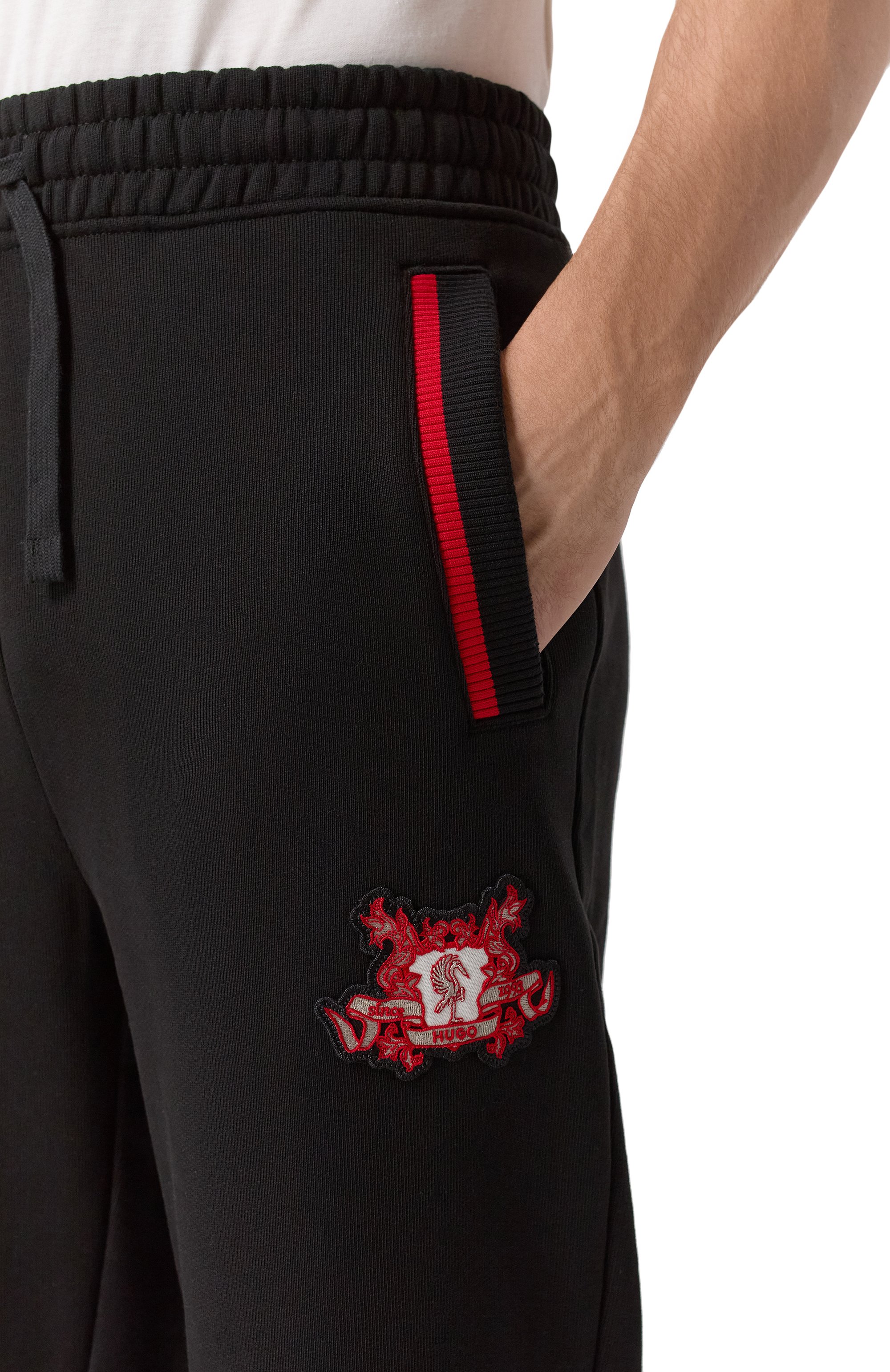 Хлопковые джоггеры HUGO, арт. 50544516, фото 5