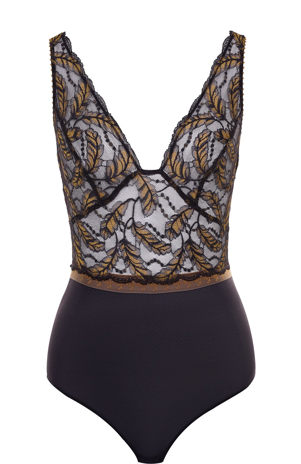 Боди с кружевным лифом и v-образным вырезом LOU, арт. 67252, фото 1