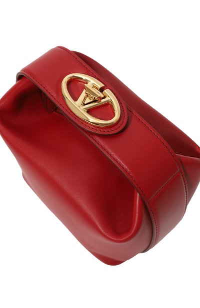 Сумка vlogo the bold edition mini VALENTINO красного цвета по цене 157500 руб., арт. 5W0P0AD7/ZFJ, фото 3 Сумка vlogo the bold edition mini VALENTINO, арт. 5W0P0AD7/ZFJ, фото 3