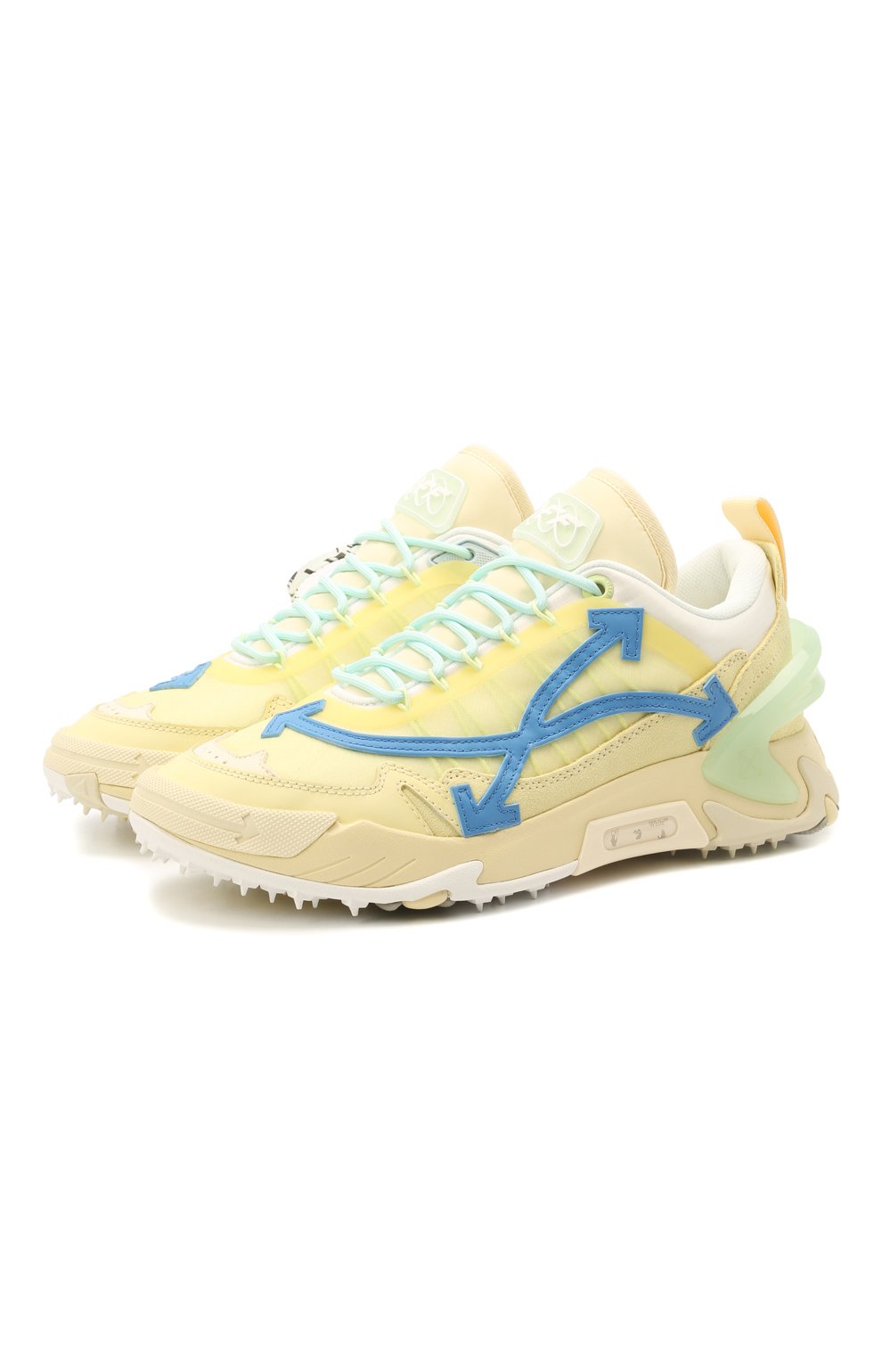 Комбинированные кроссовки odsy-2000 OFF-WHITE, арт. 0MIA190R21FAB0016145, фото 1