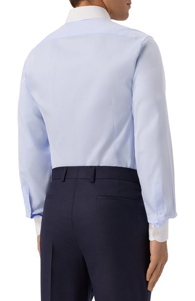 Хлопковая сорочка CORNELIANI, арт. 26P110-2611631, фото 4