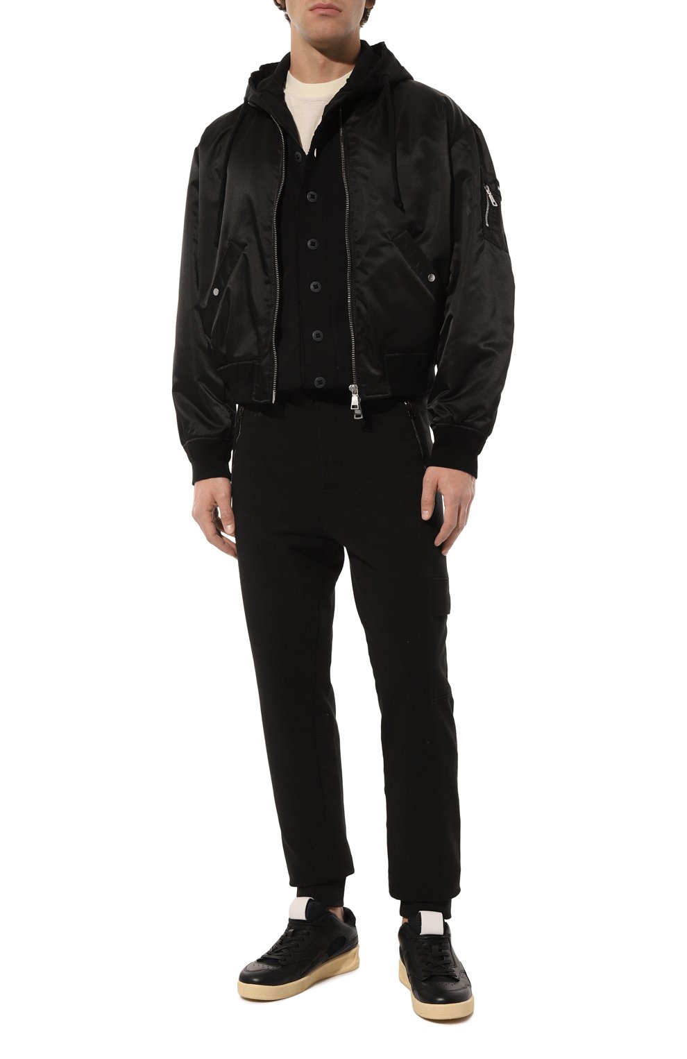 Хлопковая толстовка HANNES ROETHER черного цвета по цене 43550 руб., арт. 110888/MI32G.211, фото 2 Хлопковая толстовка HANNES ROETHER, арт. 110888/MI32G.211, фото 2