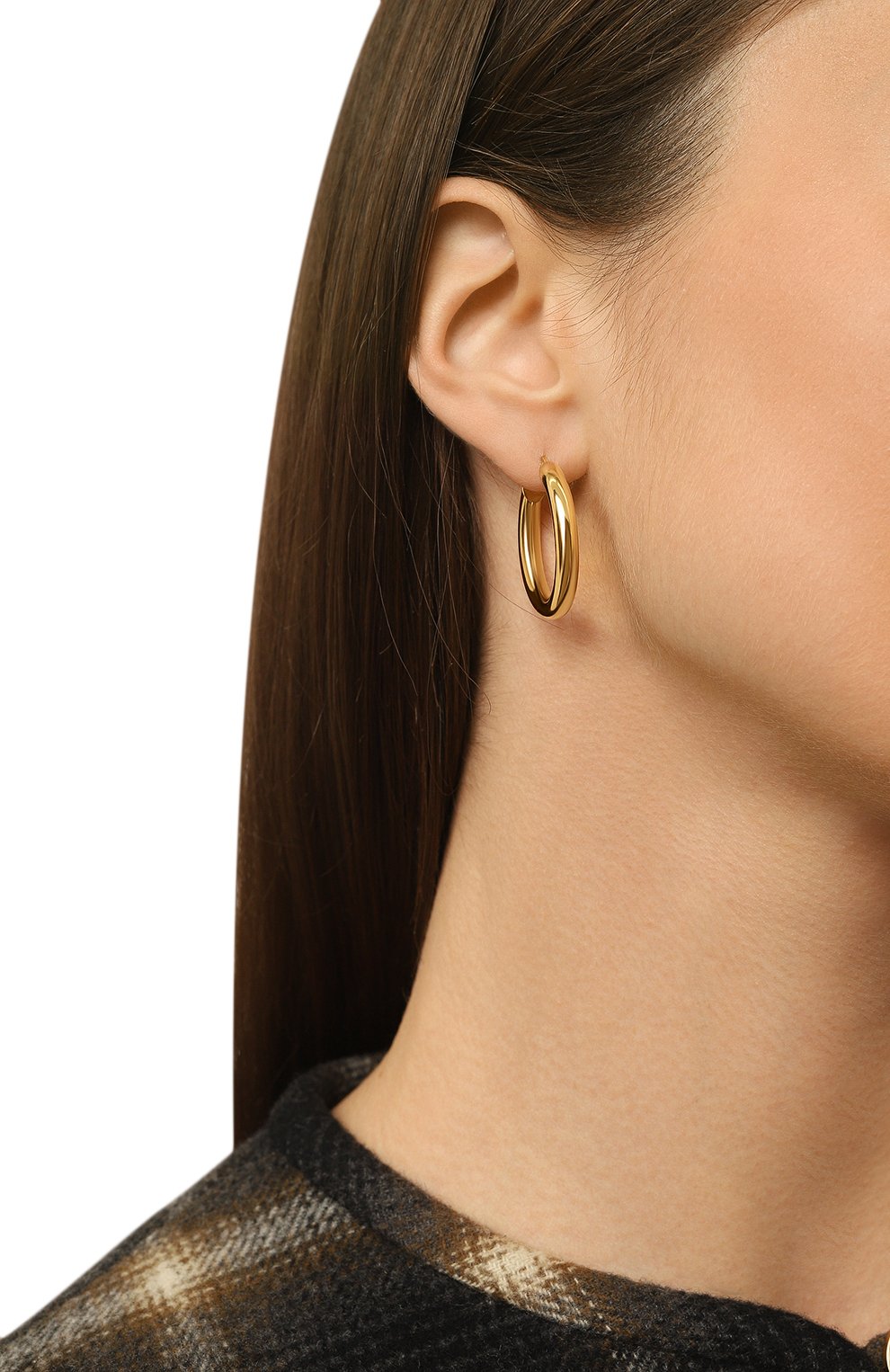 Серьги JIL SANDER золотого цвета по цене 55550 руб., арт. J11VG0001 J12002/G0LD, фото 2 Серьги JIL SANDER, арт. J11VG0001 J12002/G0LD, фото 2