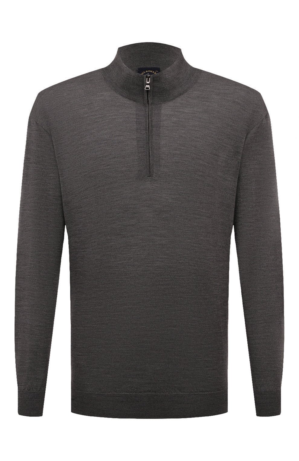 Шерстяной джемпер PAUL&SHARK темно-серого цвета по цене 35150 руб., арт. C0P1049, фото 1 Шерстяной джемпер PAUL&SHARK, арт. C0P1049, фото 1