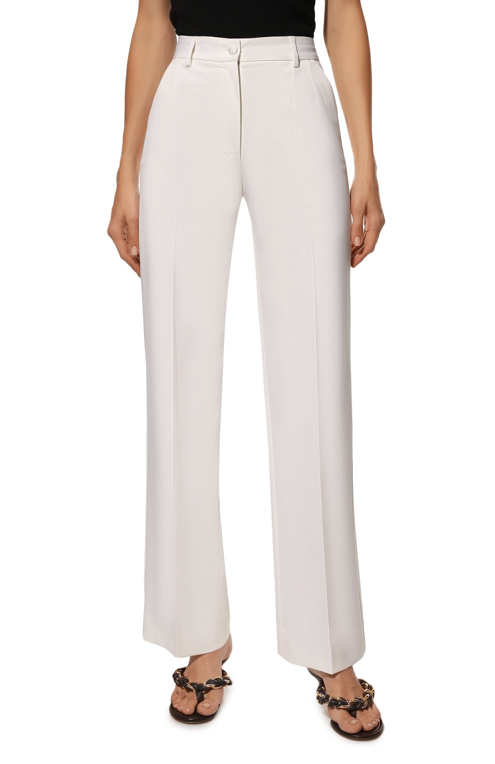 Шерстяные брюки DOLCE & GABBANA, арт. FTBQZT/FUCCS, фото 3