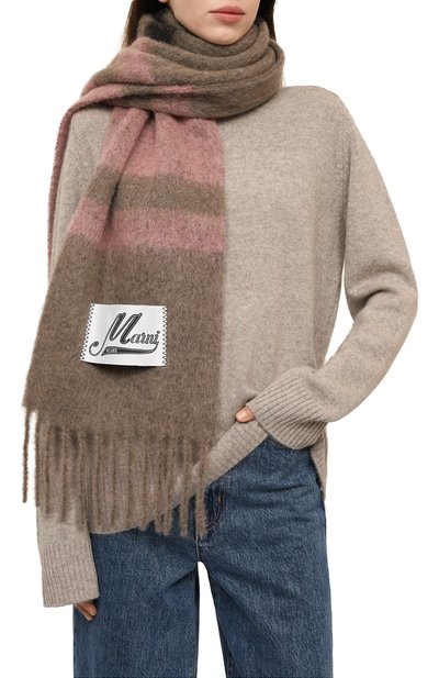 Шерстяной шарф MARNI, арт. SCMC0122Y0/UAW037, фото 2