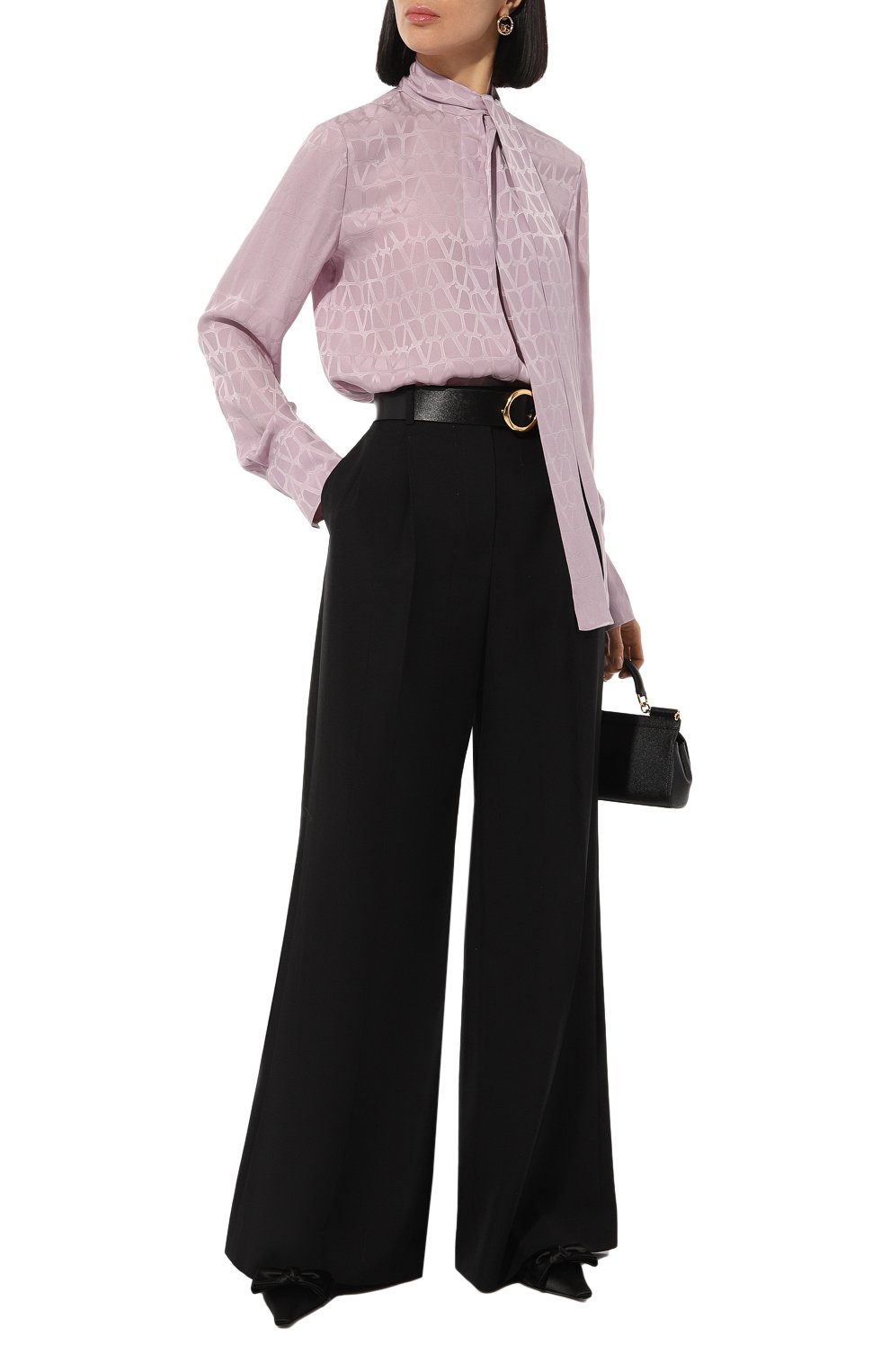 Шелковая блузка VALENTINO, арт. 5B3AB5T77TK, фото 2