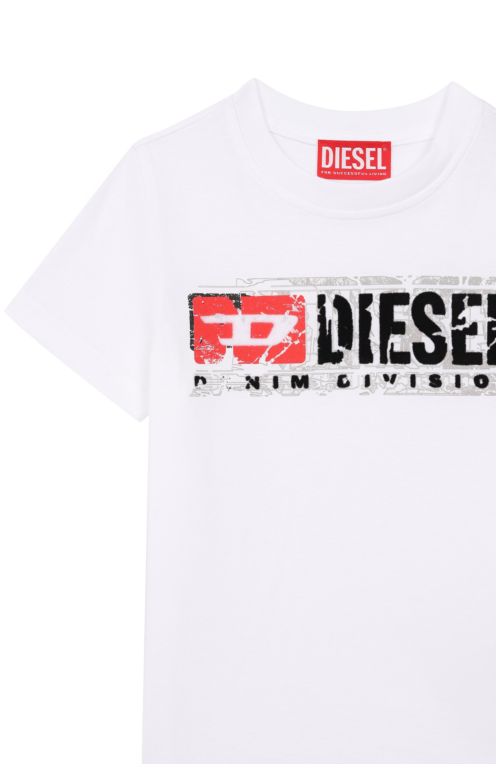 Хлопковая футболка DIESEL, арт. J02976/00YI9, фото 3