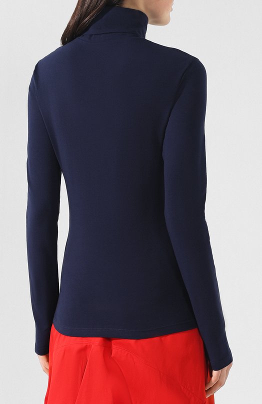 Хлопковая водолазка CALVIN KLEIN 205W39NYC Синий, фото 4