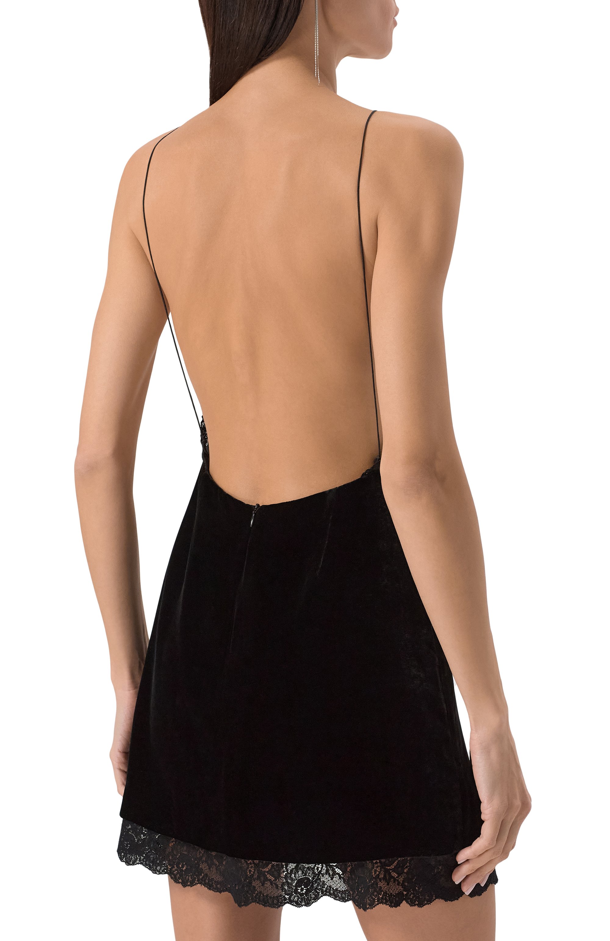 Бархатное платье LOUVE черного цвета по цене 175000 руб., арт. 25-01-01-04-07-02-01, фото 4 Бархатное платье LOUVE, арт. 25-01-01-04-07-02-01, фото 4