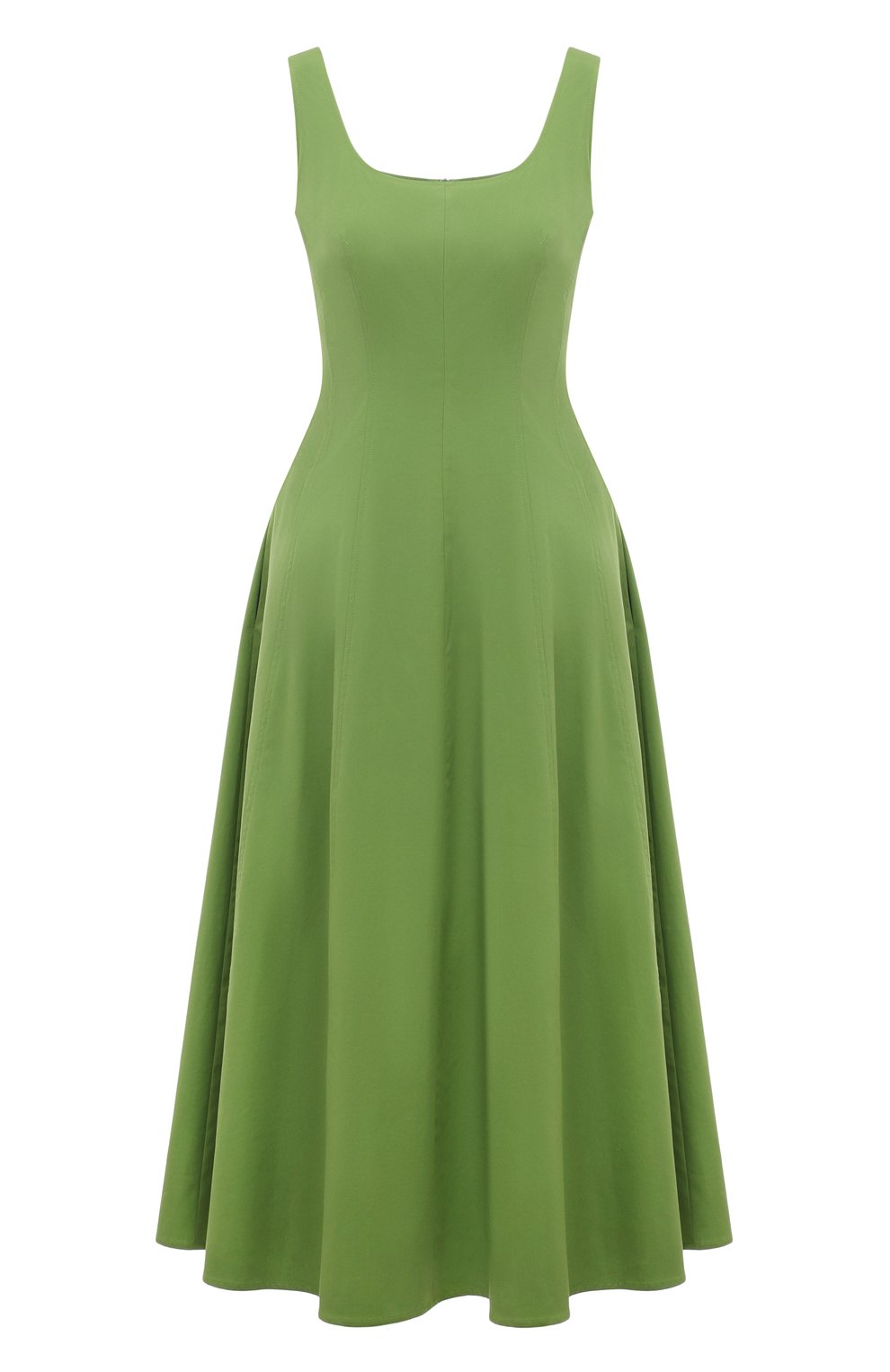 Хлопковое платье OLOLOL зеленого цвета по цене 49000 руб., арт. OLD255/3012.500/S24, фото 1 Хлопковое платье OLOLOL, арт. OLD255/3012.500/S24, фото 1