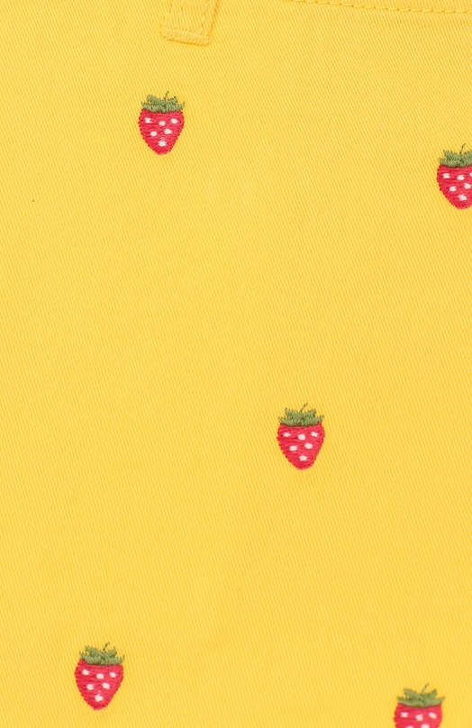 Хлопковые шорты Polo Ralph Lauren Жёлтый, фото 3