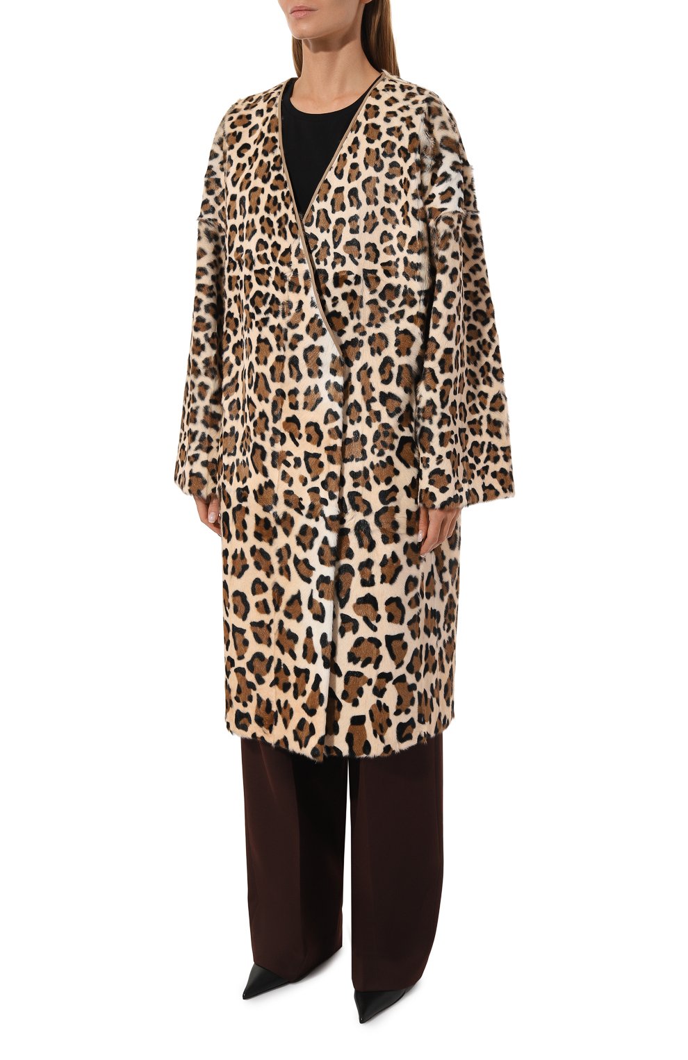 Шуба из меха козлика JULIA DILUA, арт. 2022-0120, фото 3