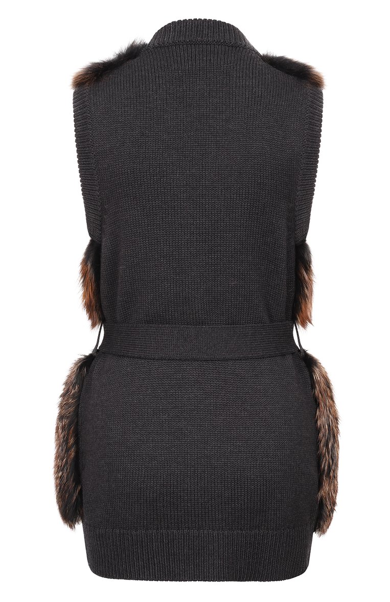 Жилет из лисы PRADA, арт. P29698-1PCM-F0308-172, фото 2